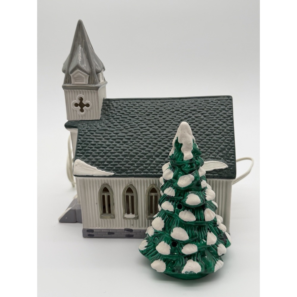 Dept 56 All Saints Church Snow Village 5070-9 Vintage Retired Christmas w/Box - Picture 4 of 6